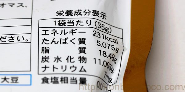 カロリー・詳細