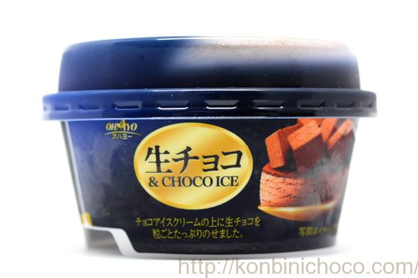 オハヨー乳業  生チョコ＆チョコアイス