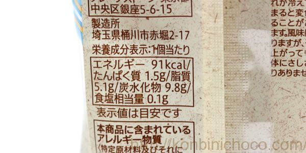 カロリー・詳細
