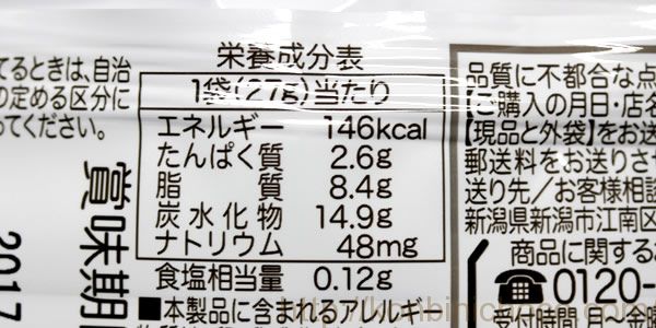 カロリー・詳細