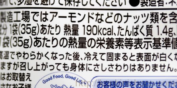カロリー・詳細