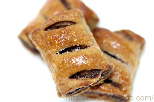 チョコを包んで焼いた ひとくちパイ