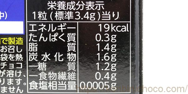 カロリー・詳細