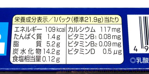 カロリー・詳細