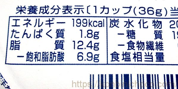 カロリー・詳細