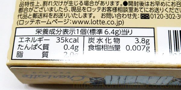 カロリー・詳細