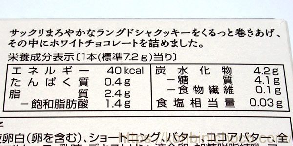 カロリー・詳細