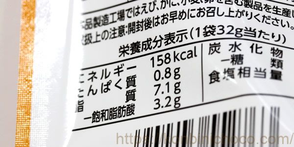 カロリー・詳細
